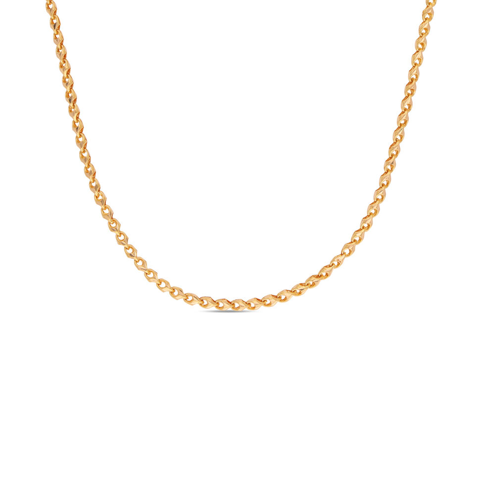 Plain Gold Hand made Chain variants