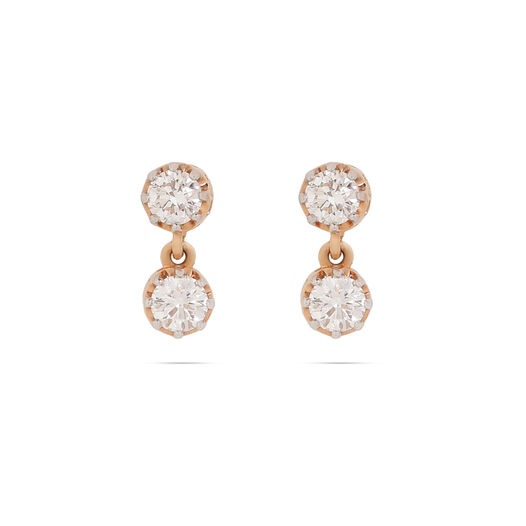 DR set with solitaire and cluster Dia