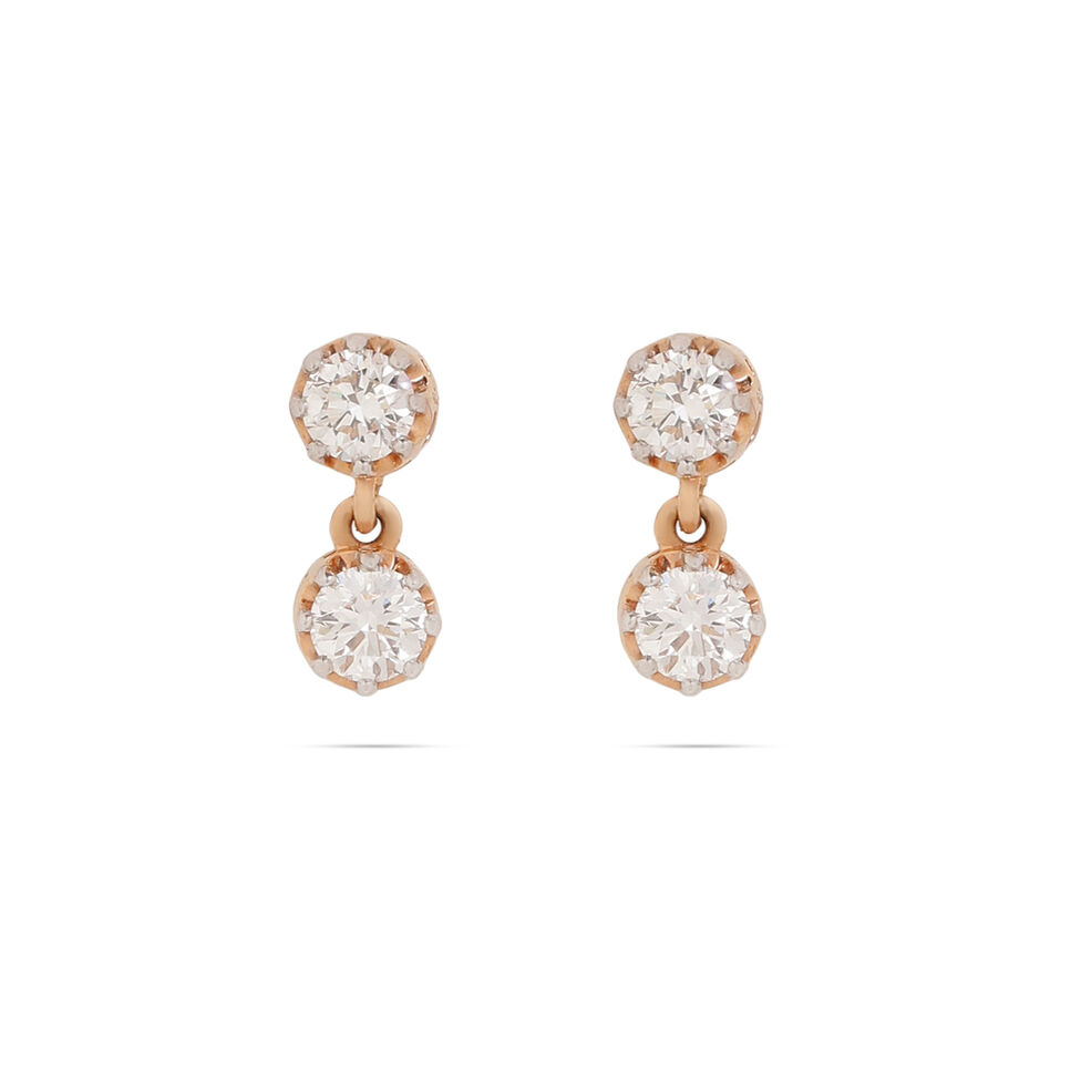 DR set with solitaire and cluster Dia