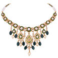 GOLD NECKLACE IN KUNDALAVELAI DESIGN