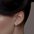 Diamond Earstud Set With Fancy Design