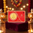 1 gm Gold Foil Coin - Lakshmi