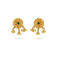 PLAIN GOLD EARDROP FILIGRE/DIE WITHMATIL