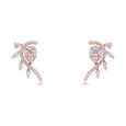 Diamond Earstud With Fancy Cut Diamonds