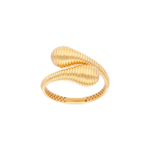 PLAIN GOLD LADIES RING IN CASTING