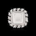 CUTWORK LEAF BORDER RECTANGLE TRAYTR105M