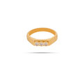 GEMSET GOLD GENTS RING IN CASTING