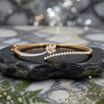 Diamond Bracelet In Stiff Patern