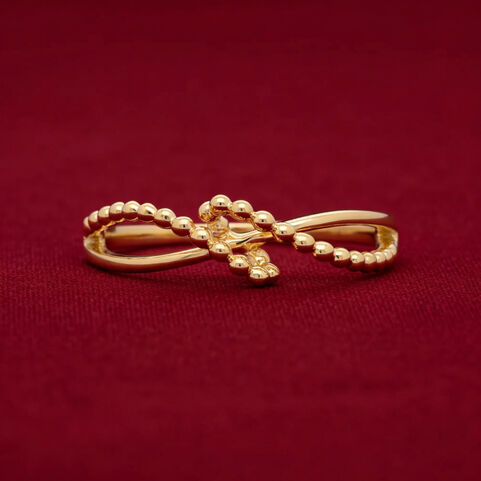 PLAIN GOLD LADIES RING IN CASTING