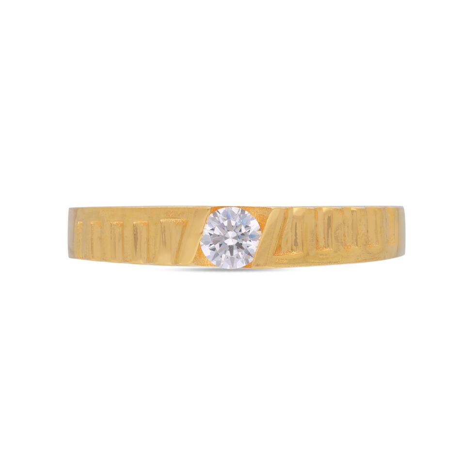 GEMSET GOLD LADIES RING IN CASTING