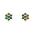 Big5Gem Earstud'Kammal'/7Stone-Close set