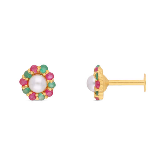 Gold Ear StudsHoney Bee-Kids 1-12 yr