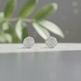 Diamond Earstud In Pressure Setting