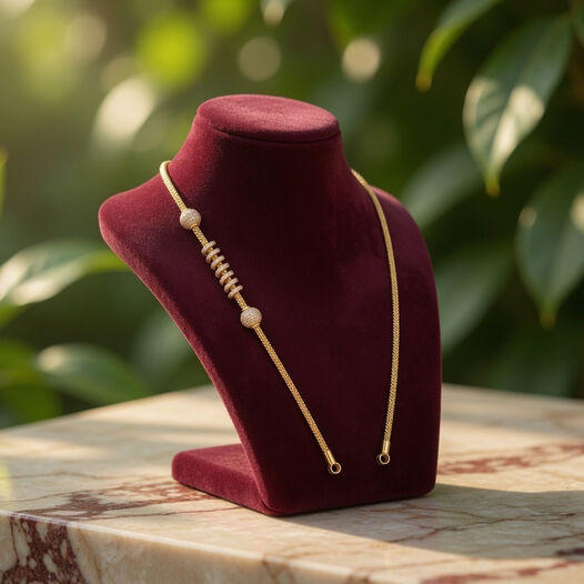 Plain Gold Mopu Chain � Machine+Handmade