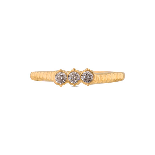 GEMSET GOLD GENTS RING IN CASTING