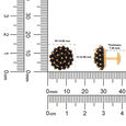Gemset Ear Stud- Opensetting