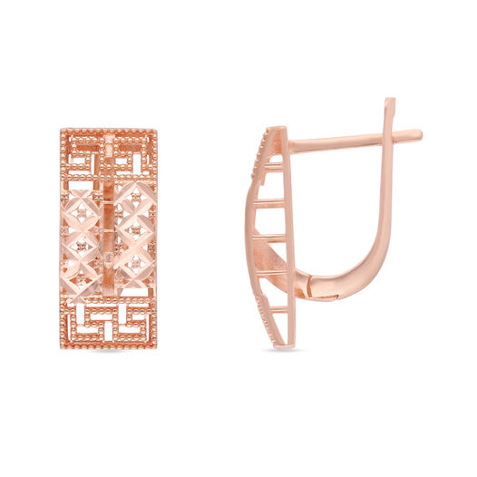Gold Vallies/Hoops in Filigree pattern