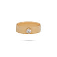 GOLD RING IN MACHINE MANDE DESIGN