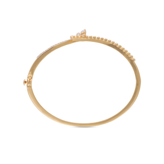 Diamond Bracelet In Stiff Patern