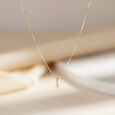 Diamond Chain Pendant in 1 Stone