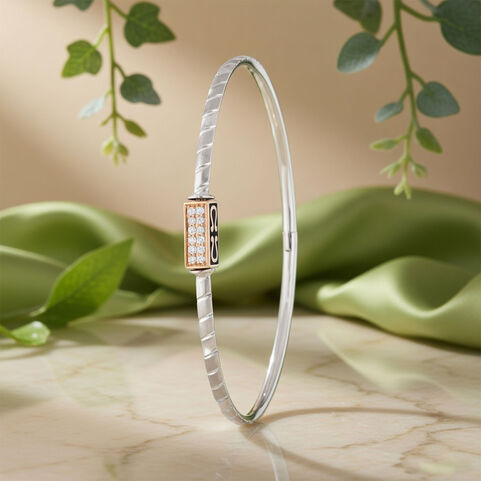 BO in stiff band pattern set with Dia