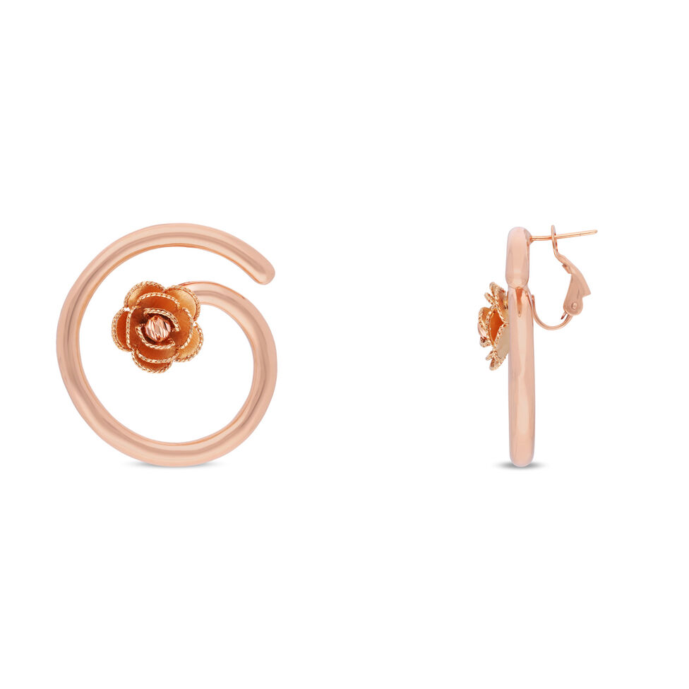 Gold Vallies/Hoops in Filigree pattern