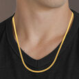 Plain Gold Chain Handmade �Snake� Design
