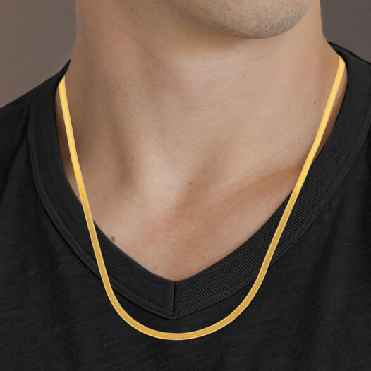 Plain Gold Chain Handmade �Snake� Design