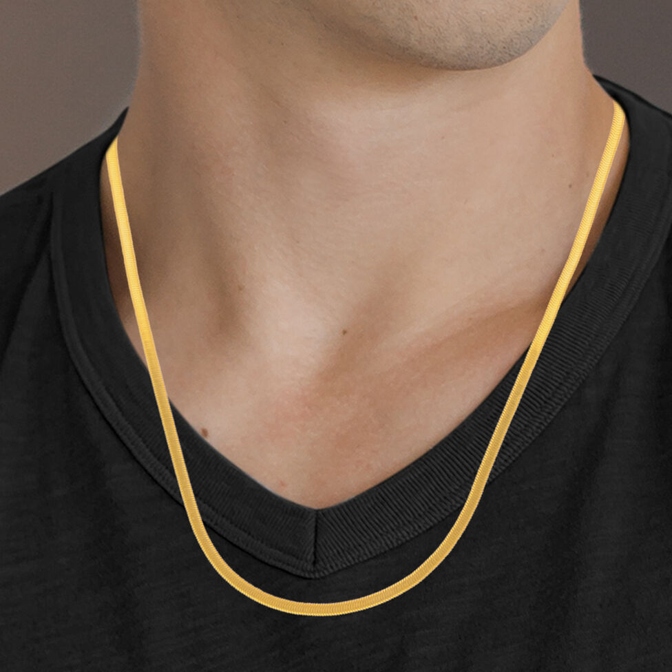 Plain Gold Chain Handmade �Snake� Design