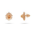Diamond Earstud Set With Fancy Design