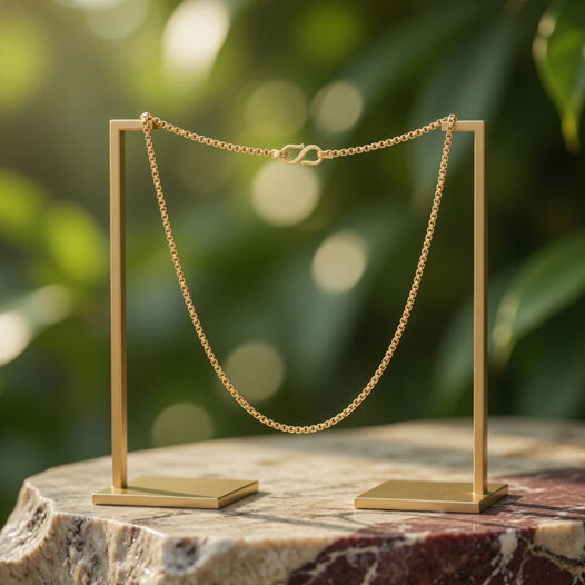 Plain Gold Hand made Chain variants