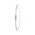 BO in stiff band pattern set with Dia