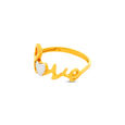 PLAIN GOLD LADIES RING IN CASTING
