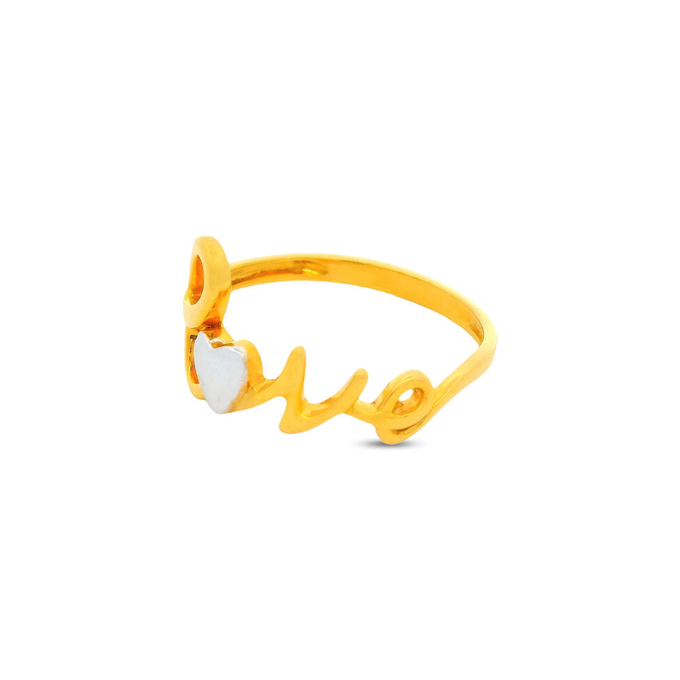 PLAIN GOLD LADIES RING IN CASTING