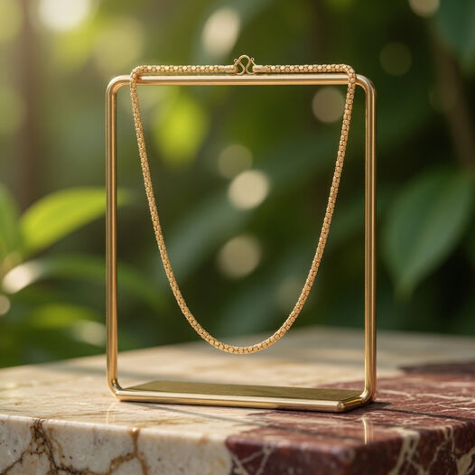 Plain Gold Hand made Chain variants