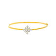 Diamond Bracelet In Stiff Patern
