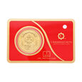 1 gm Gold Foil Coin - Ganesha