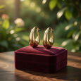 Gold Vallies/Hoops in Filigree pattern