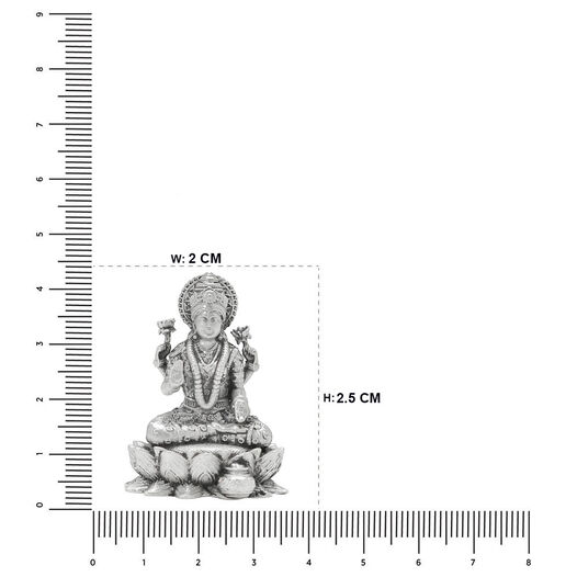 Idol Lakshmi sitting w/o Prabhavali