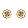 Gemset Ear Stud- Opensetting