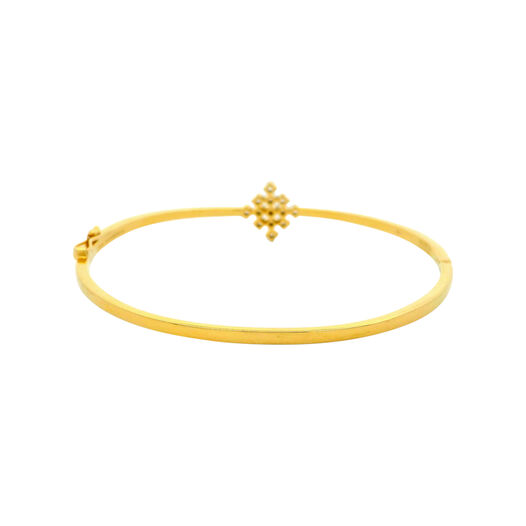 Diamond Bracelet In Stiff Patern