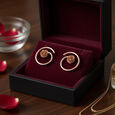 Gold Vallies/Hoops in Filigree pattern