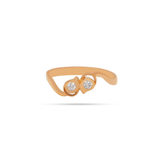 Diamond Ring in Fancy Design for Ladies