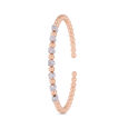 Diamond Bracelet In Stiff Patern