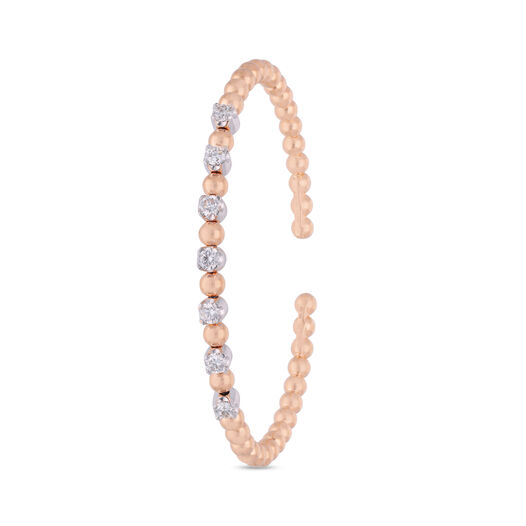 Diamond Bracelet In Stiff Patern