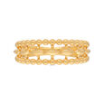PLAIN GOLD LADIES RING IN CASTING