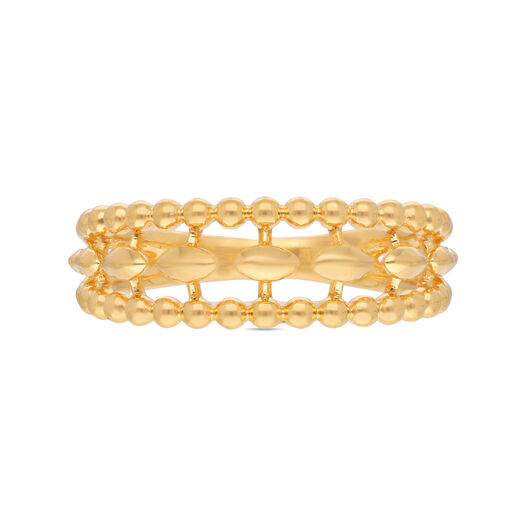 PLAIN GOLD LADIES RING IN CASTING
