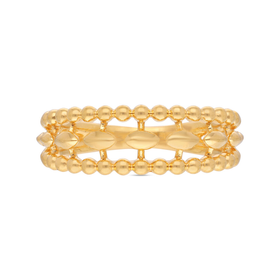 PLAIN GOLD LADIES RING IN CASTING