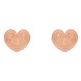Plain Gold Ear Stud in casting Deisgn