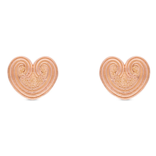 Plain Gold Ear Stud in casting Deisgn